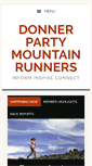 Mobile Screenshot of donnerpartymountainrunners.com