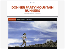 Tablet Screenshot of donnerpartymountainrunners.com